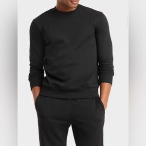 🖤 Goodfellow & Co Men’s Black Crewneck Fleece-Lined Sweatshirt – Sz Medium